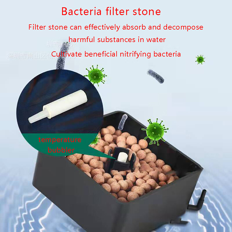 Naujas biologinis kempinės filtras, skirtas akvariumo žuvų bako oro siurblio akvariumo priedams