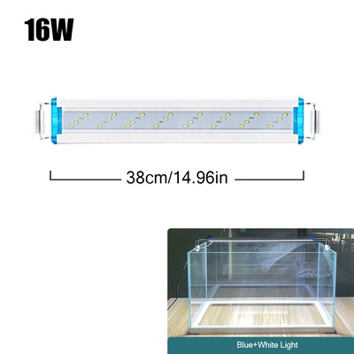 18~70CM Super Bright Lamp LED Light Aquarium for Aquatic Plant Fish Tank Extensible Clip Lamp 90~260V