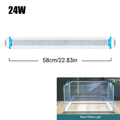 18~70CM Super Bright Lamp LED Light Aquarium for Aquatic Plant Fish Tank Extensible Clip Lamp 90~260V