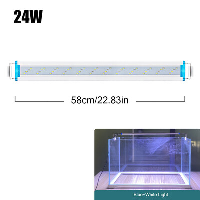 18~70CM Super Bright Lamp LED Light Aquarium for Aquatic Plant Fish Tank Extensible Clip Lamp 90~260V