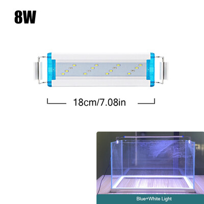 18~70CM Super Bright Lamp LED Light Aquarium for Aquatic Plant Fish Tank Extensible Clip Lamp 90~260V