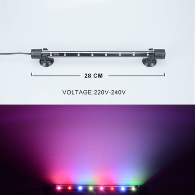 14-58 CM akvārija gaismas iegremdējamā gaismas lampa, ūdensnecaurlaidīga zemūdens LED gaismas akvārija apgaismojums