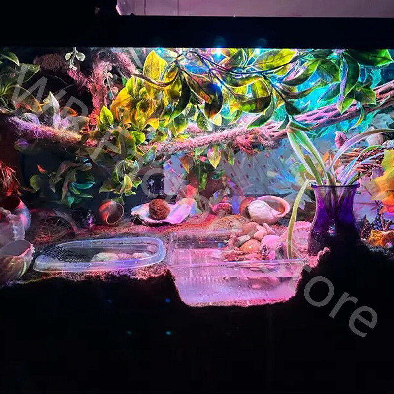 2024. gada 18-48 CM USB akvārija gaisma LED ūdensnecaurlaidīga zivju tvertnes klipa gaisma zemūdens dekora apgaismojuma iegremdējamā lampa augu audzēšanas lampa