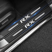 Προστατευτική επένδυση Αντιχαρακτηριστικό πάνελ πόρτας από ανθρακονήματα για RX Logo Auto Trunk Guards