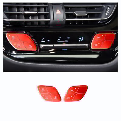 LHD ablakemelő kapcsoló motor indító stop klíma gomb burkolat burkolat Toyota C-Hr Chr 2016-2021 tartozékokhoz