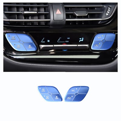 LHD ablakemelő kapcsoló motor indító stop klíma gomb burkolat burkolat Toyota C-Hr Chr 2016-2021 tartozékokhoz