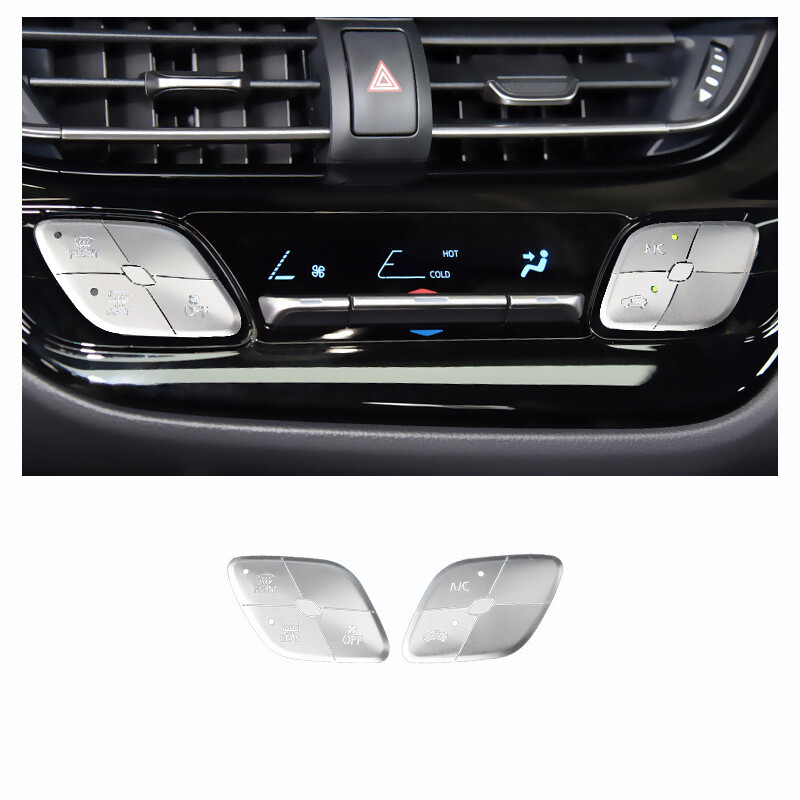 LHD ablakemelő kapcsoló motor indító stop klíma gomb burkolat burkolat Toyota C-Hr Chr 2016-2021 tartozékokhoz