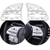 Autocolante decorative pentru capacul butoanelor volanului auto ABS potrivite pentru Mercedes Benz ABCE clasa GLA GLB CLA W177 W247 H247 X247 C118 2020+