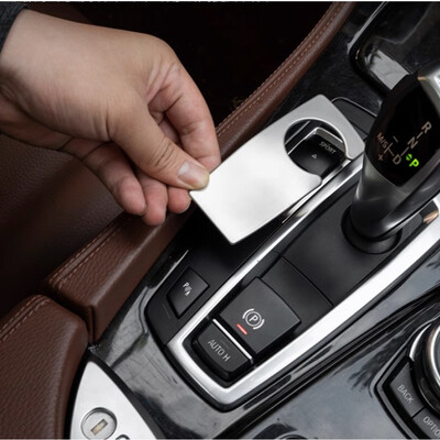 Autós középkonzol sebességváltó gomb panel burkolat burkolat BMW 5 7 5GT X3 X4 F07 F10 F11 F01 F02 F25 F26 autó belső kiegészítőihez