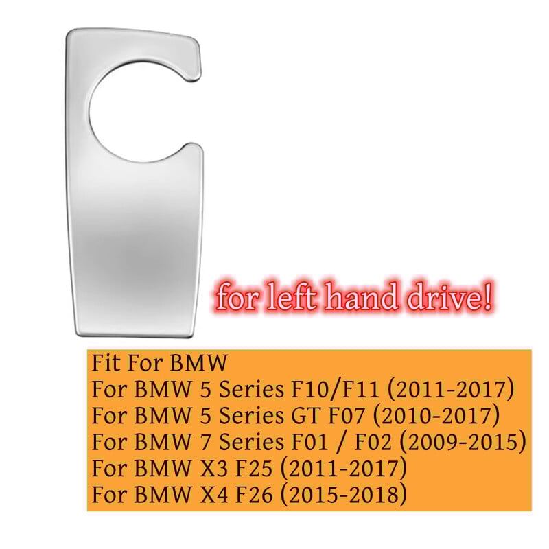 Επένδυση καλύμματος πλαισίου επιλογέα αλλαγής ταχυτήτων για BMW 5 7 5GT X3 X4 F07 F10 F11 F01 F02 F25 F26 Auto