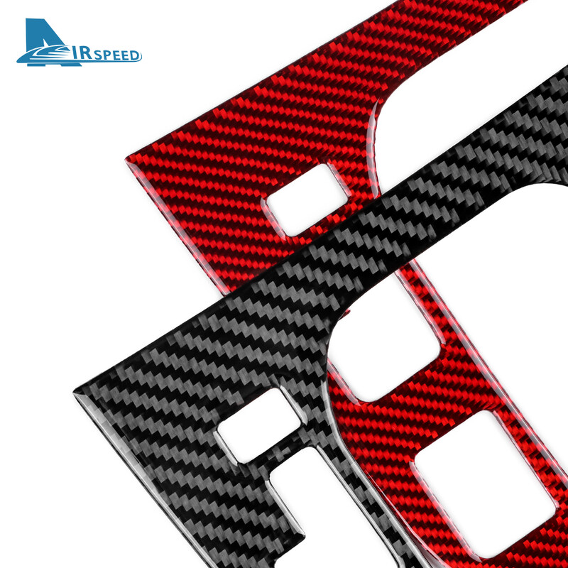 Pentru Mazda CX-9 2019 2020 2021 2022 2023 Interior RHD LHD din fibră de carbon reală, accesorii autocolante pentru panoul de control central al mașinii