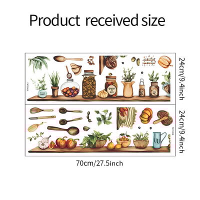 Kreativni kuhinjski aparati Police Blagovaonica Kuhinja Pozadina Zidne dekoracije Uljepšavanje zidnih naljepnica za poboljšanje doma