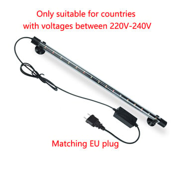 14-48CM Ενυδρείο Light Fish Tank Submersible Light Lamp Waterproof Underwater LED Lights Lighting Aquarium 220V-240V EU Plug