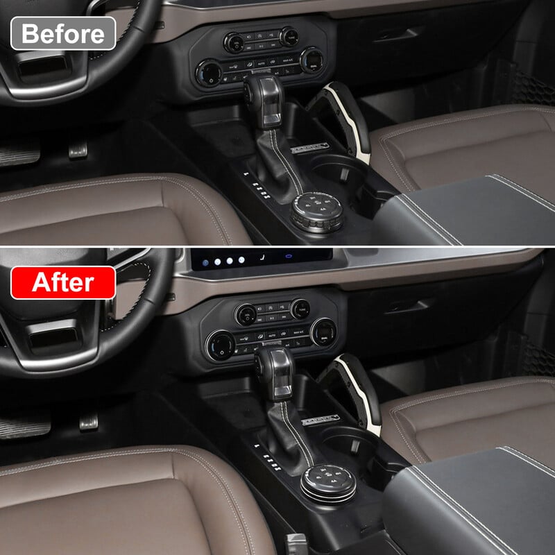 Oro kondicionieriaus priekinių žibintų jungiklio rankenėlė 4WD ratų pavara priekabos pavarų jungiklio rankenėlės dangtis, skirtas Ford Bronco 2021 2022 2023 2024