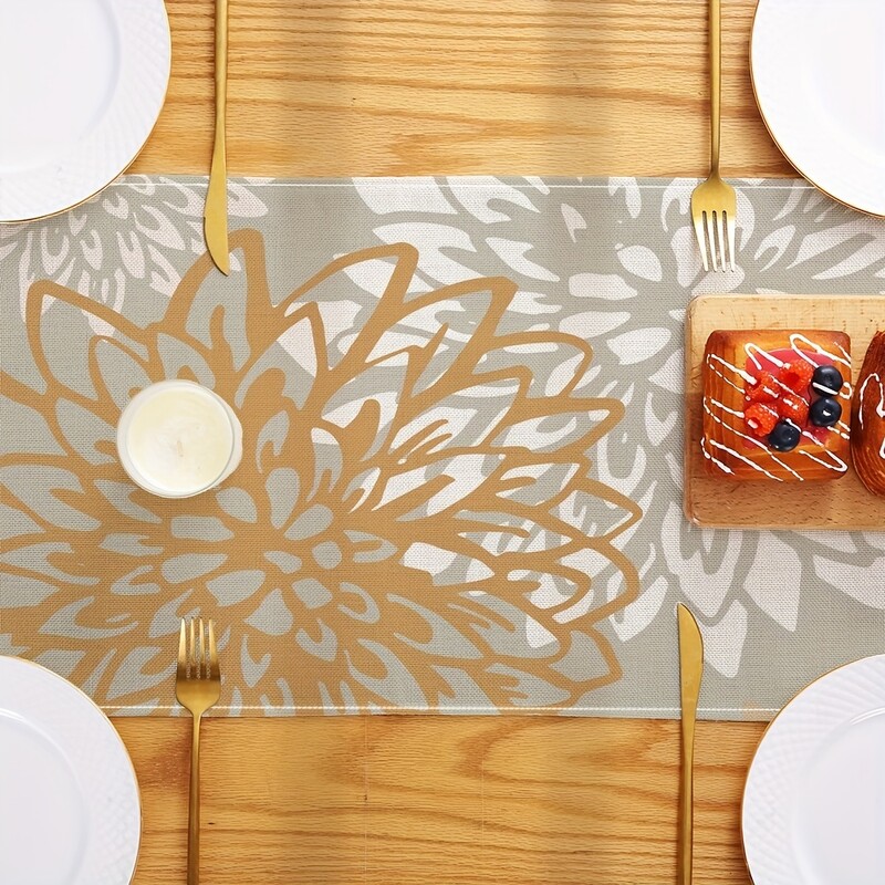 Εκτύπωση ακανόνιστου μοτίβου Τραπέζι δρομείς Μοντέρνα τραπεζομάντιλα Διακόσμηση γαμήλιου πάρτι Τραπεζαρία Τραπεζαρία κουζίνας