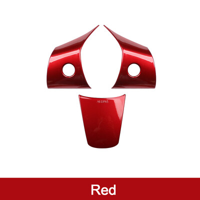 Για Tesla Model 3 Model Y Car Διακοσμητικό τιμόνι Αυτοκόλλητα εσωτερικού αυτοκινήτου ABS Διακοσμητικά αξεσουάρ από ανθρακονήματα