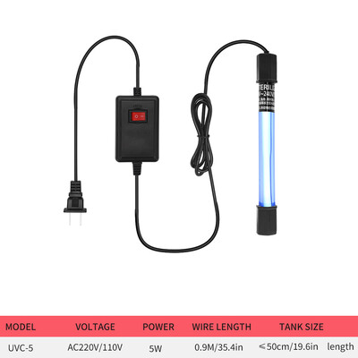 Aquarium Clean Light UV šviesos dezinfekavimo priemonė 5w/11w Green Away, skirta vandens valymui žuvų rezervuaruose