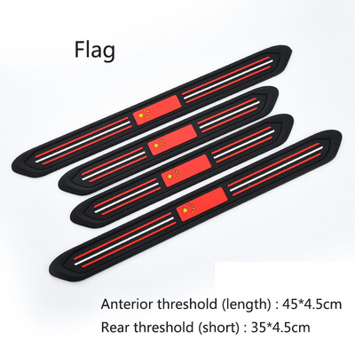 Αυτοκόλλητα αυτοκινήτου 3D Car Universal Protector Threshold Αντιχαρακτηριστικό Αυτοκόλλητο Χαρτί Αυτοκόλλητα Πόρτας Αυτοκόλλητα Αξεσουάρ αυτοκινήτου PVC πυρίτιο