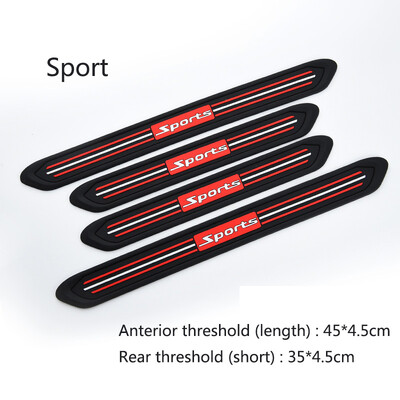 Αυτοκόλλητα αυτοκινήτου 3D Car Universal Protector Threshold Αντιχαρακτηριστικό Αυτοκόλλητο Χαρτί Αυτοκόλλητα Πόρτας Αυτοκόλλητα Αξεσουάρ αυτοκινήτου PVC πυρίτιο