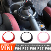 Μοχλός ταχυτήτων αυτοκινήτου Διακοσμητικό κάλυμμα για MINI ONE Cooper S F54 F55 F56 F57 F60 Αξεσουάρ Αυτοκόλλητο Προστασίας πίνακα αλλαγής ταχυτήτων Countryman