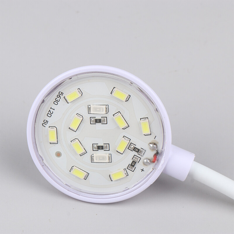 Akvariumo akvariumo lemputės LED karoliukai, 360 laipsnių apsisukimai, 5 W USB kištukai.