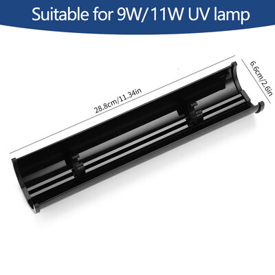 Žuvų tankų panardinamoji UV sterilizavimo lempa šviesos ultravioletinių spindulių filtras, vandeniui atsparus vandens valiklis akvariumo tvenkiniams Coral 5w/7w/9w/11w