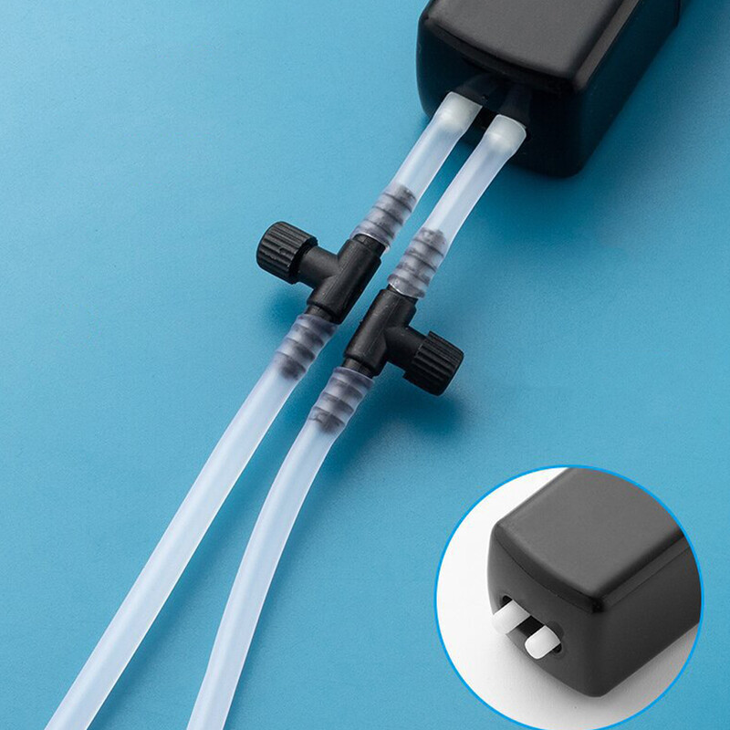 Mini akváriumi légszivattyú készlet oxigénszivattyú levegőkővel, csendes, nagy energiahatékonyságú USB akváriumi szűrős horgásztartály tartozékok