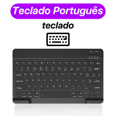 CASEPOKE Για iPad Xiaomi Samsung Huawei Tablet Phone Bluetooth Πληκτρολόγιο και ποντίκι Mini Ασύρματο πληκτρολόγιο Android IOS Windows