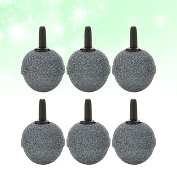 x20mm Aquarium Durable Round Air Stone Mineral Bubble Diffuser Airstones for Aquarium Fish Tank Pump and Hydroponics