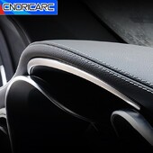 Automobilio prietaisų skydelio rėmo apdailos juostelės anglies tekstūra, skirta Mercedes Benz C klasės W205 GLC X253 2015-2020 interjero priedams