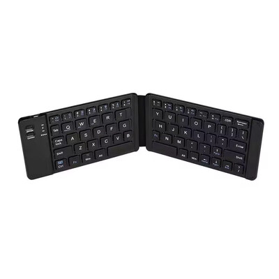 Tastatură Bluetooth pliabilă cu touchpad pentru IOS Android Windows Office Mini tastatură fără fir Stocare Trei sisteme Universal