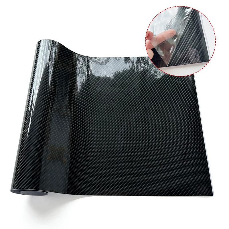 Magasfényű 6D szénszálas vinil fólia fólia autós matricák védőmatricák autós motorkerékpár laptop bőréhez telefon borító kiegészítők