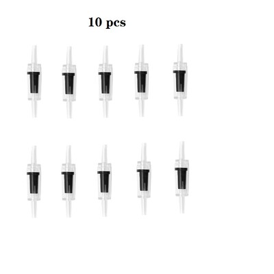 10 tk Plastikust ühesuunaline tagasilöögiklapp akvaariumi õhupumba tagasivooluga koju kalapaagi CO2 süsteemi jaoks