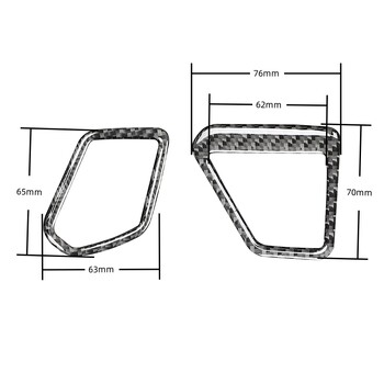 Για αξεσουάρ BMW Σειρά 3 G20 G28 2019-2020 Αξεσουάρ από ανθρακονήματα Εσωτερικό ταμπλό αυτοκινήτου Πάνελ εξόδου αέρα Περικοπή κάλυμμα πλαισίου