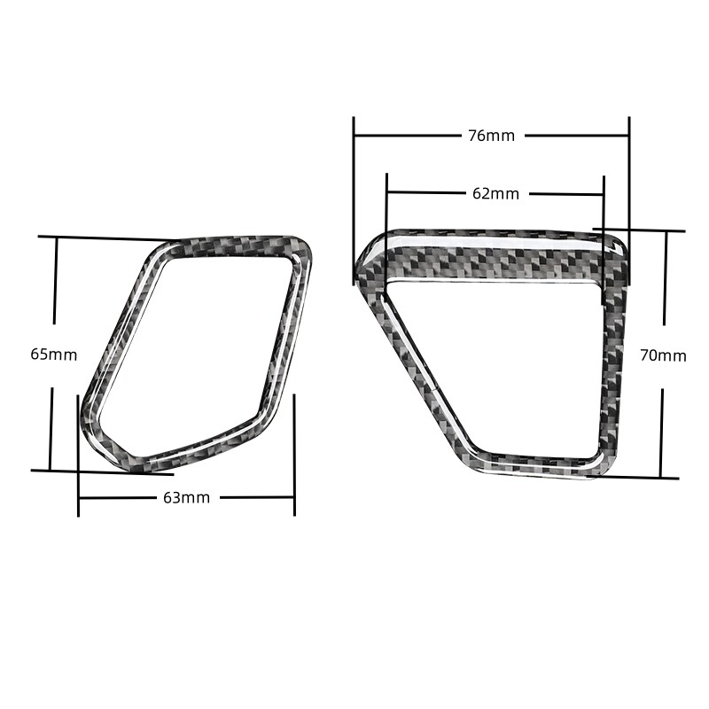 Pentru BMW Seria 3 G20 G28 2019-2020 Accesorii Fibră de carbon Interior Panou Planșa de bord al mașinii Capac ornamentat pentru ieșire de aer Autocolante pentru cadru