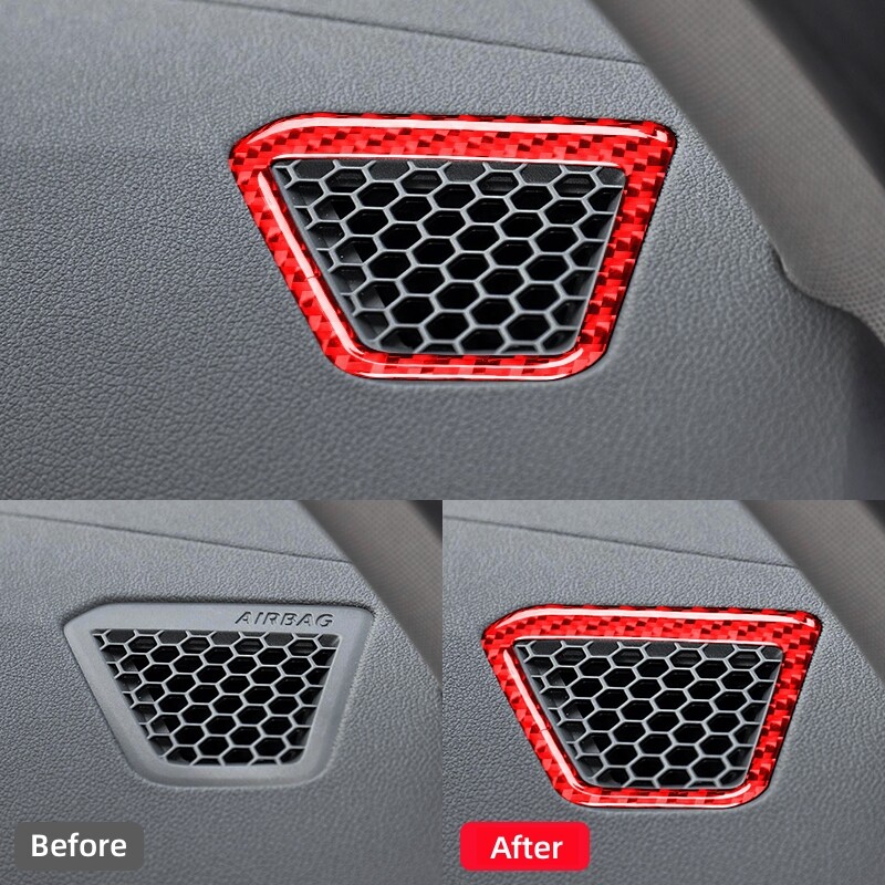 Pentru BMW Seria 3 G20 G28 2019-2020 Accesorii Fibră de carbon Interior Panou Planșa de bord al mașinii Capac ornamentat pentru ieșire de aer Autocolante pentru cadru