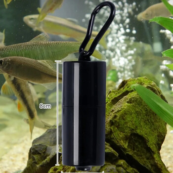 Аквариум Кислородна въздушна помпа Fish Tank USB Безшумен въздушен компресор Аератор Преносим мини малък оксигенатор Аксесоари за аквариум 5v 1W