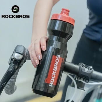 ROCKBROS Μπουκάλι Νερού 750ml Ποδηλατικό Μπουκάλι Ποτού Νερού Υπαίθρια Αθλητικά Ταξίδια Αναψυχής Φορητό Βραστήρα Μπουκάλι Νερού Ποτά