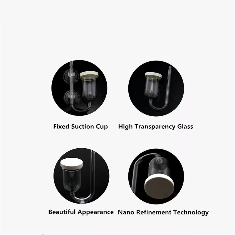 Gaisa skābekļa izsmidzinātāja sūkņa pretvārsts akvārija zivju tvertnes mini nano gaisa burbuļu akmens ģeneratora zivju tvertnes skābekļa filtra sūknim