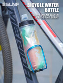 ESLNF Fľaša na vodu pre bicykel, ochrana pred ľadom, športová fľaša na vodu s veľkou kapacitou, fitness pohár na vodu, outdoorový cyklistický pohár na vodu, príslušenstvo