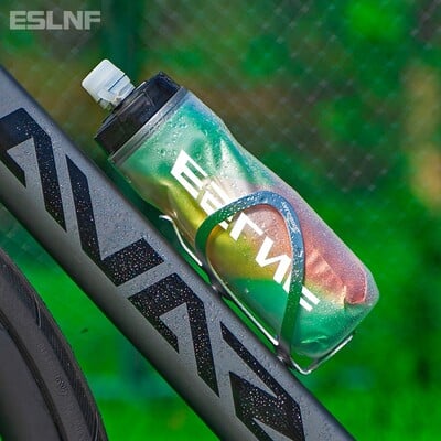 ESLNF Fľaša na vodu pre bicykel, ochrana pred ľadom, športová fľaša na vodu s veľkou kapacitou, fitness pohár na vodu, outdoorový cyklistický pohár na vodu, príslušenstvo