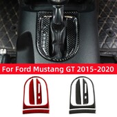 Pre Ford Mustang GT 2015-2021 Príslušenstvo z uhlíkových vlákien Interiér auta Kryt panela radiacej páky, obloženie, rám Dekoratívna súprava, nálepka