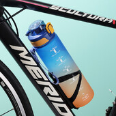 Cyklistická fľaša na vodu Pink Squirrel 1000ML, materiál PP, fľaše na vodu na bicykel, športový pohár na nápoje na bicykel, vysoká kvalita