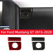 Pre Ford Mustang GT 2015-2021 Autodoplnky Karbónové vlákno Interiér Automobilový úložný box Kryt panela spínačov Obloženie Nálepky