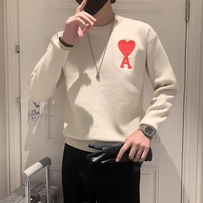 Muška odjeća Zeleni puloveri na pruge Pleteni pulover Muški spoj Ležerni 90-ih Vintage Stara vuna Proljeće Jesen Sheap Jeftini V Majice A