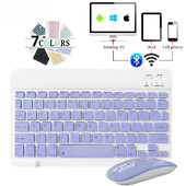 9,7 colių mini belaidė Bluetooth pelė BT angliška klaviatūra, skirta iPad 10th Air 2 kartos telefono planšetinis kompiuteris, nešiojamas, skirtas Xiaomi Android