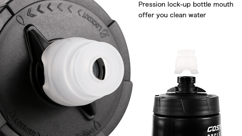 Mágneses palackra szerelhető ketrec Kerékpár Kerékpár Vizes palackok Sport Vizes Palack 710 ml-es Lombik préselés Kültéri Hordozható