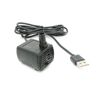 Изключително тих мини безчетков AC DC 220v 12V USB фонтан Водна помпа Потопяем 200-400L/H Асансьор Аквариум Циркулационен аквариум