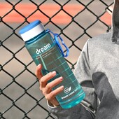 1000ML športová fľaša na vodu s časovou značkou, nepriepustný pohár, motivačná prenosná fľaša na vodu pre vonkajšie športy a fitness, bez BPA