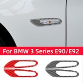 Pre BMW radu 3 E90 E92 2005-2012 Príslušenstvo z uhlíkových vlákien, vonkajšie smerové svetlá, obloženie rámu, dekoračné nálepky